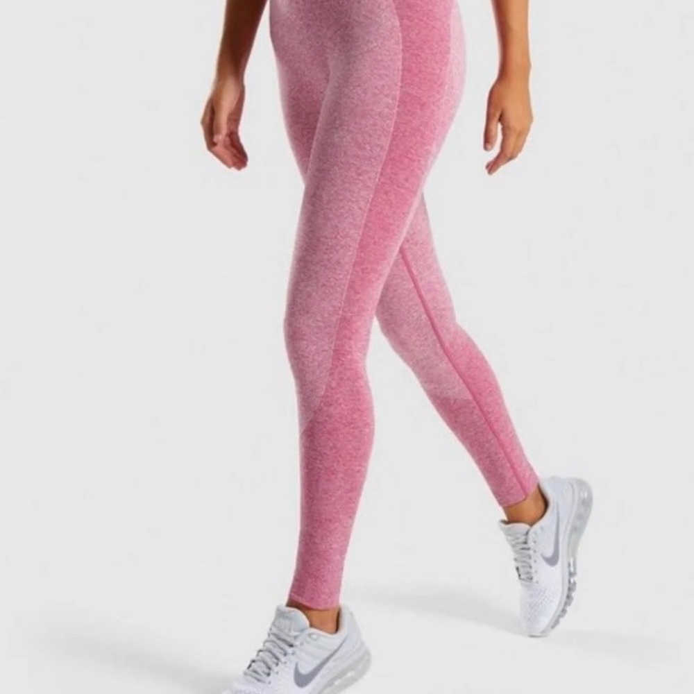 Small Dusky Pink Marl Gymshark Leggings